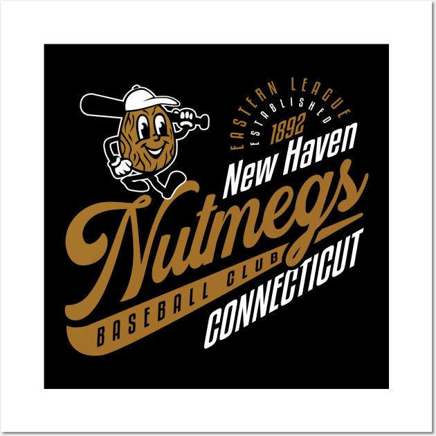 New Haven Nutmegs Wall Art by MindsparkCreative